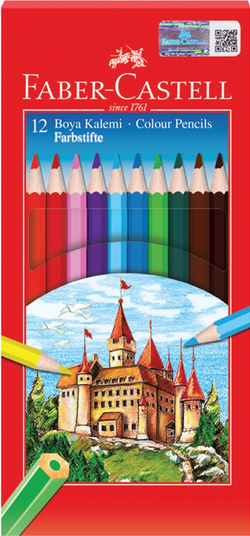 FABER KURU BOYA TAMBOY 12 RENK