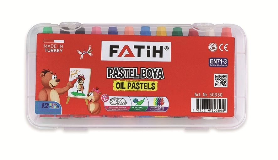 FATİH PASTEL BOYA 12 RENK