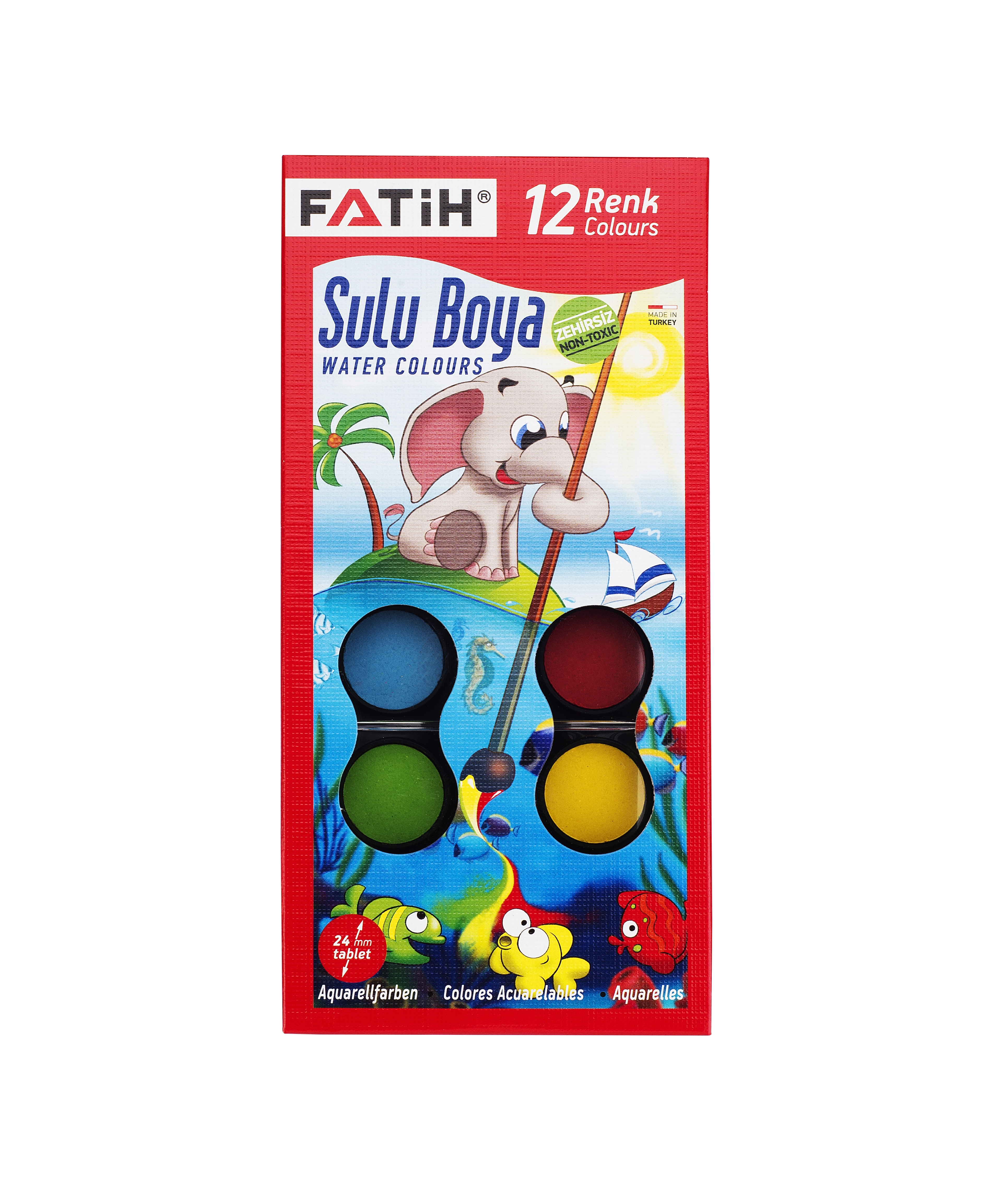 FATİH SULU BOYA 12'Lİ