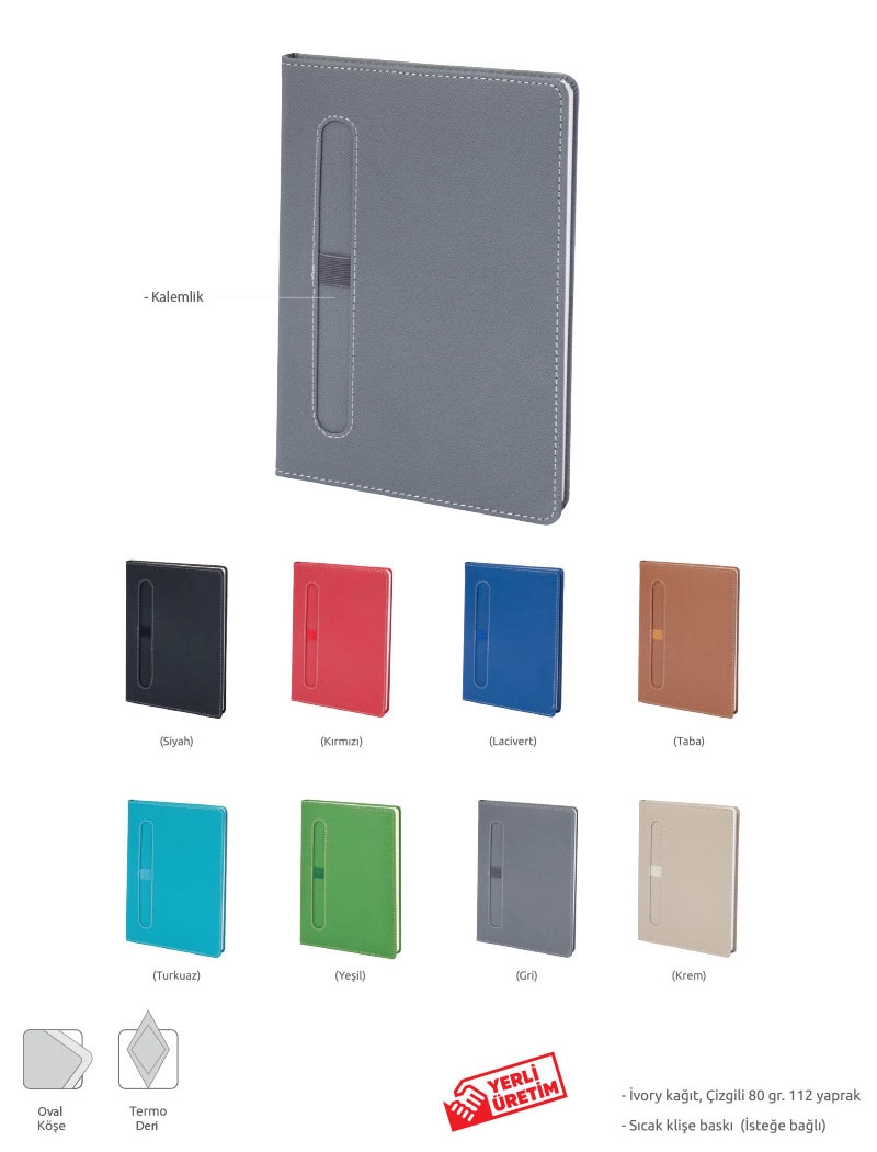 Max Dijital 202 Defter Termo Deri  15x21 cm